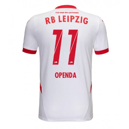 Fotbalové Dres RB Leipzig Lois Openda #11 Domácí 2024-25 Krátký Rukáv